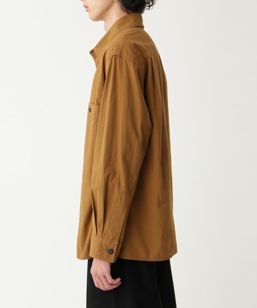 [MHL.] рубашка с длинным рукавом SMALL Brown женский 