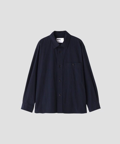 [MHL.] рубашка с длинным рукавом SMALL Brown женский 