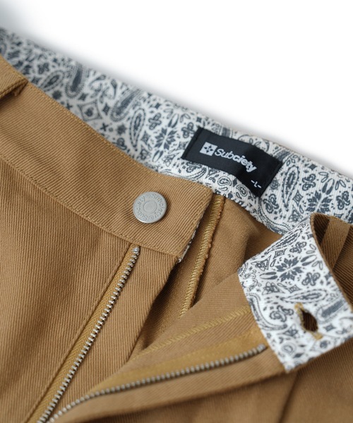 「Subciety」 チノパンツ SMALL ブラック メンズ_画像8