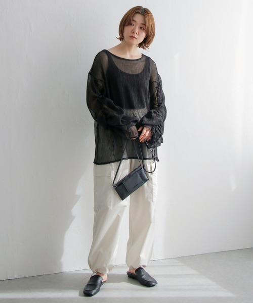 「notch.」 カーゴパンツ M ダークグリーン レディース_画像2