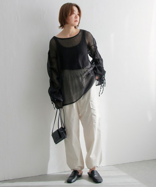 「notch.」 カーゴパンツ M ダークグリーン レディース_画像4