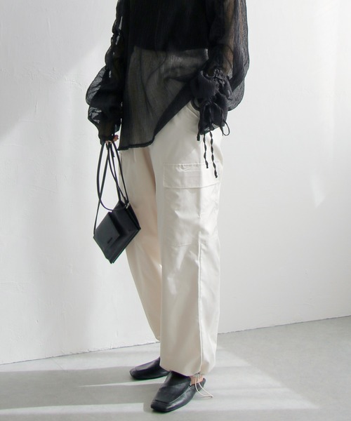 「notch.」 カーゴパンツ M ダークグリーン レディース_画像5