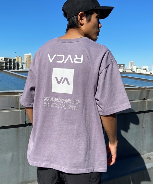 「RVCA」 半袖Tシャツ L スミクロ メンズ_画像9