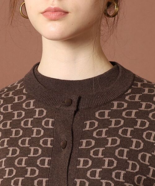 「DRESSTERIOR」 ニットカーディガン 38 ホワイト レディース_画像6