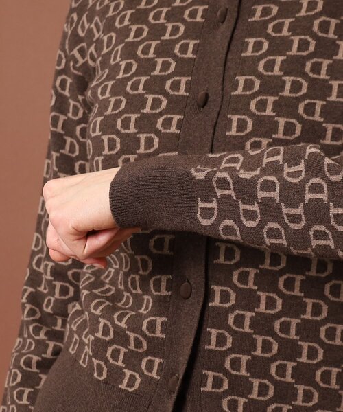 「DRESSTERIOR」 ニットカーディガン 38 ホワイト レディース_画像7