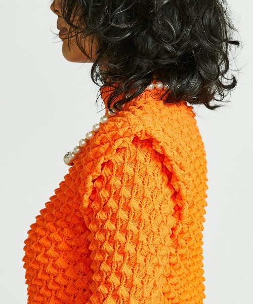 「Sov.」 長袖ニット 38 オフホワイト レディース_画像3