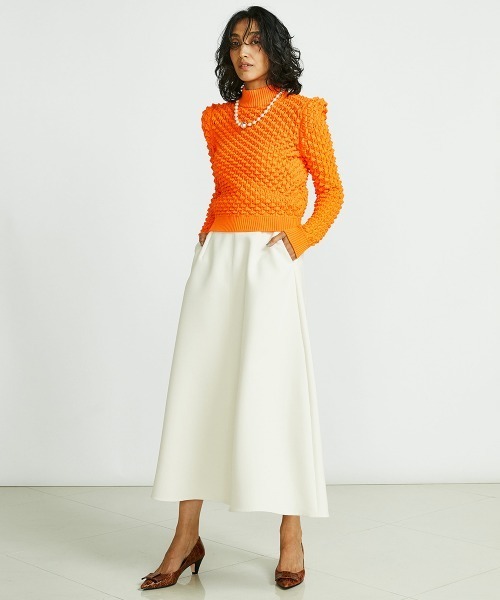 「Sov.」 長袖ニット 38 オフホワイト レディース_画像9