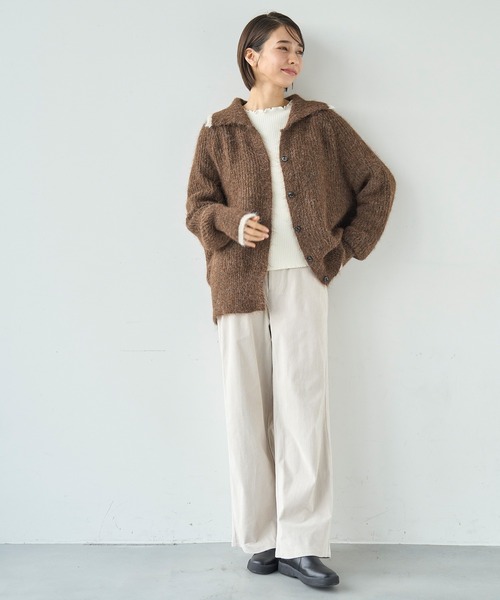 「mil」 コーデュロイパンツ - チャコールグレー レディース_画像7