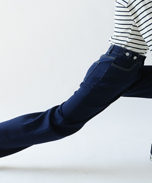 「COCOMOMO」 デニムパンツ S ダークブルー レディース_画像8