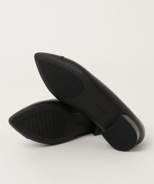 Clarks（クラークス） フラットパンプス UK6 ブラック レディース
