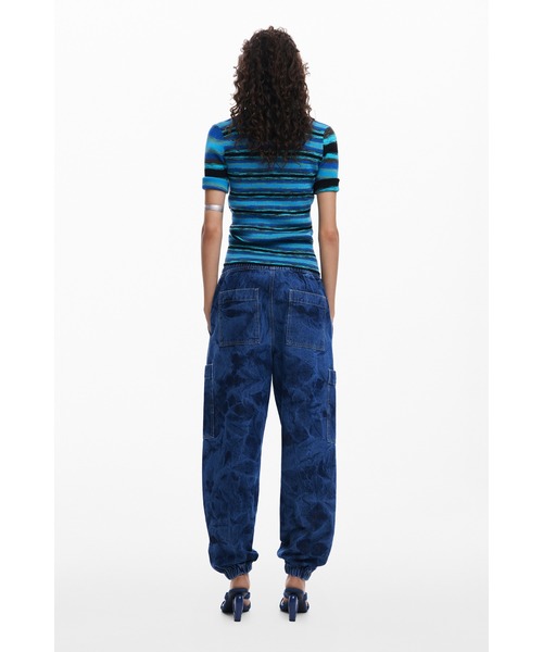 「Desigual」 デニムパンツ S ブルー レディース_画像4