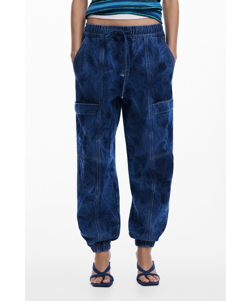 「Desigual」 デニムパンツ S ブルー レディース_画像7