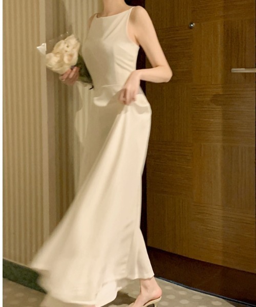 「a lot of love」 キャミソールワンピース S ベージュ レディース_画像9