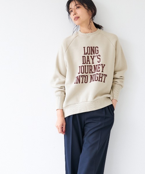 「MICA&DEAL」 スウェットカットソー FREE ネイビー レディース_画像2