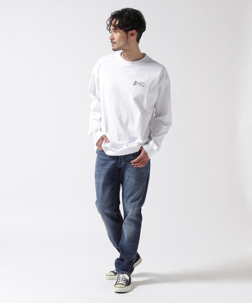 「DENHAM」 スキニーデニムパンツ 33 ブルー メンズ_画像3