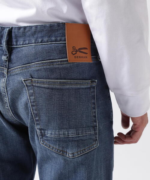 「DENHAM」 スキニーデニムパンツ 33 ブルー メンズ_画像9
