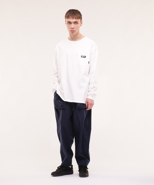 「MANASTASH」 イージーパンツ MEDIUM オリーブ メンズ_画像3