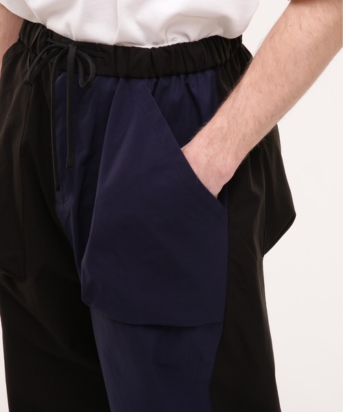 「MANASTASH」 イージーパンツ MEDIUM オリーブ メンズ_画像9