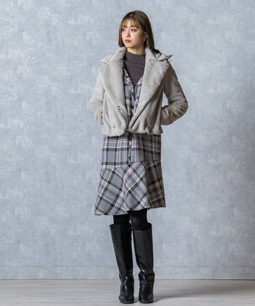 「QUEENS COURT」 テーラードジャケット M ベージュ レディース_画像7