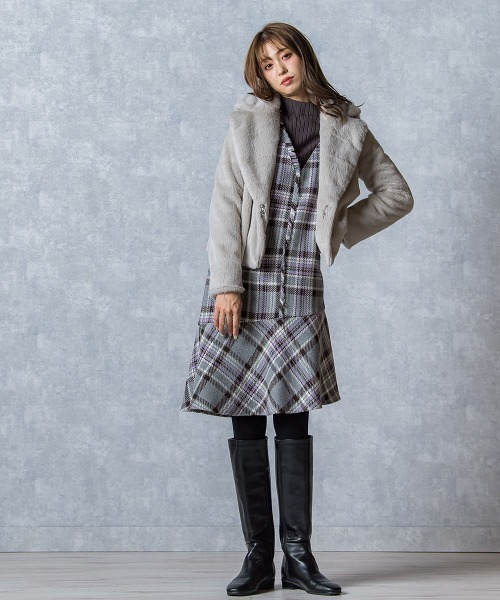 「QUEENS COURT」 テーラードジャケット M ベージュ レディース_画像9