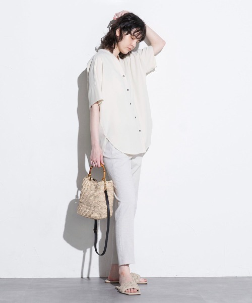 「la.f…」 スラックス 11号 ブラック レディース_画像3