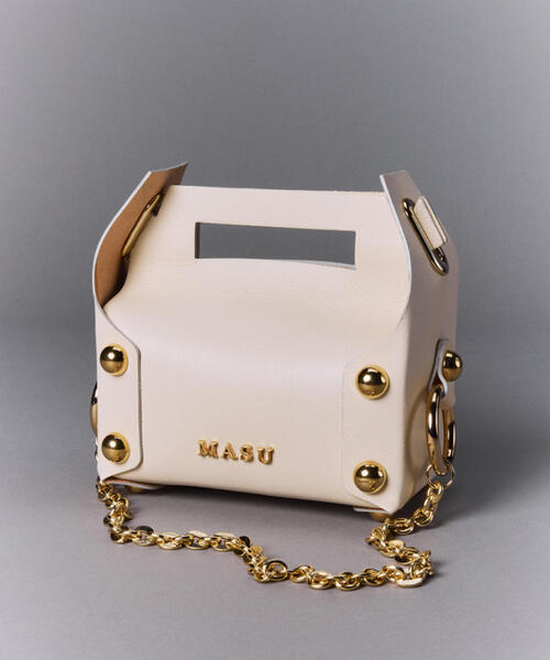 ショルダーバッグ MASU/エムエーエスユー/LEATHER CAKE BAG/M26U6OJ008 メンズ レディースの画像