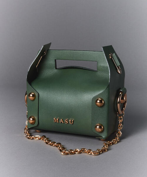 ショルダーバッグ MASU/エムエーエスユー/LEATHER CAKE BAG/M26U6OJ008 メンズ レディースの画像