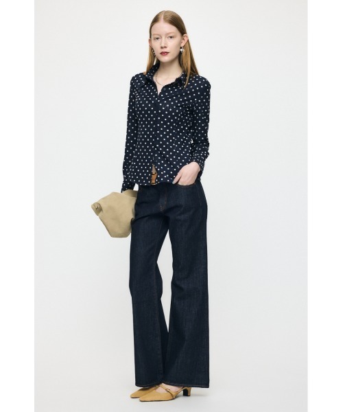 MOUSSY（マウジー） ブラウス シャツ 「26年SS新作」DOT TULLE シャツ