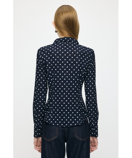 完売品新品未使用タグ付きマウジードットシャツ moussy - 即完売新品♡MOUSSYポルカドットシャツ♡マウジードット