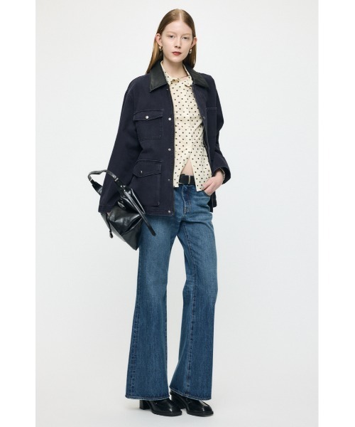 MOUSSY（マウジー） ブラウス シャツ 「26年SS新作」DOT TULLE シャツ