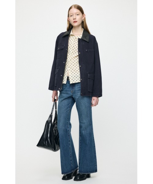 MOUSSY（マウジー） ブラウス シャツ 「26年SS新作」DOT TULLE シャツ