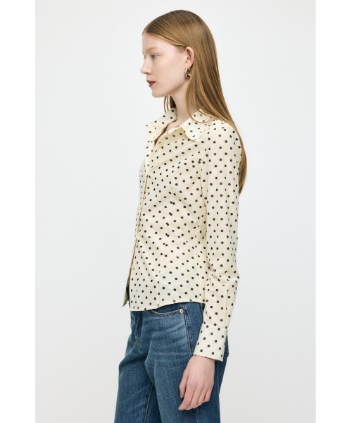 MOUSSY（マウジー） ブラウス シャツ 「26年SS新作」DOT TULLE シャツ