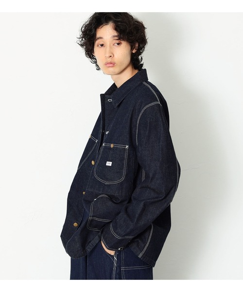 「Lee」 デニムジャケット LARGE ブルー メンズ_画像5