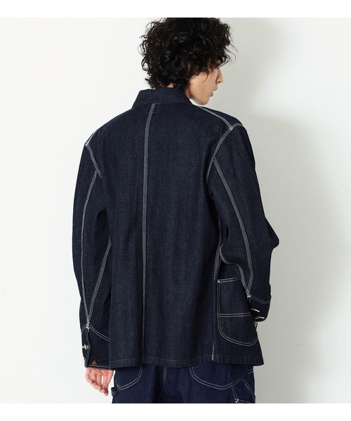 「Lee」 デニムジャケット LARGE ブルー メンズ_画像6