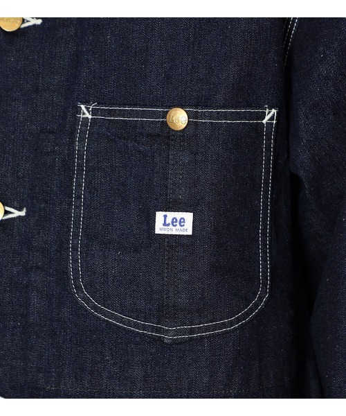 「Lee」 デニムジャケット LARGE ブルー メンズ_画像8
