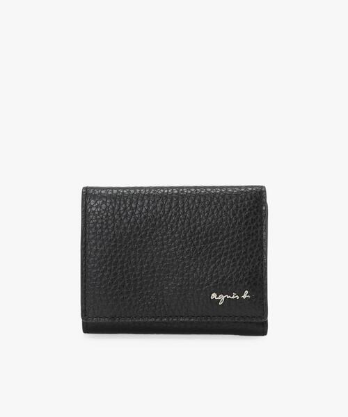 agnes b.（アニエスベー） 財布 レザー 三つ折り ウォレット ABH05−02