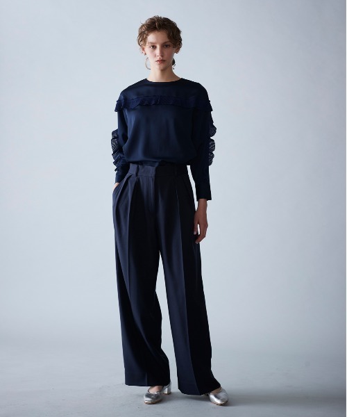 「Marilyn Moon」 長袖ブラウス FREE ネイビー レディース_画像5