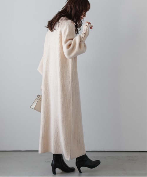 「La-gemme」 ニットワンピース フリー グレー レディース_画像3