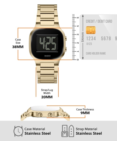 SKAGEN（スカーゲン） 腕時計 腕時計 メンズ デジタル ステンレス