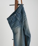 ワイドパンツ ジーンズ ヴィンテージ加工 ワイ...の詳細画像3