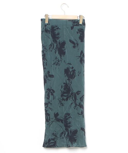 「SACRA」 レースロングスカート 36 グリーン レディース_画像2