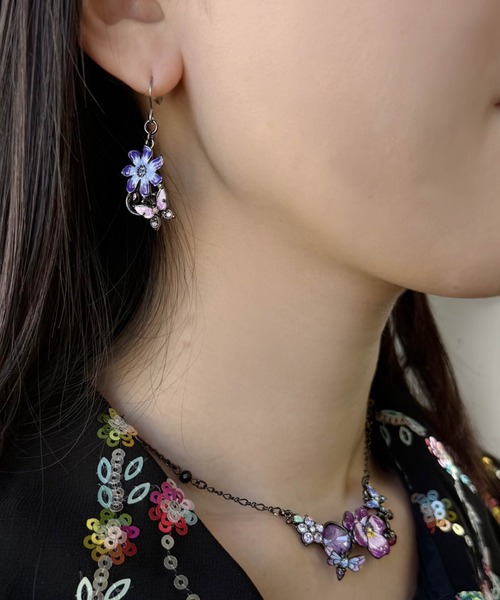 ANNA SUI（アナスイ） ピアス フラワーモチーフ ピアス レディース
