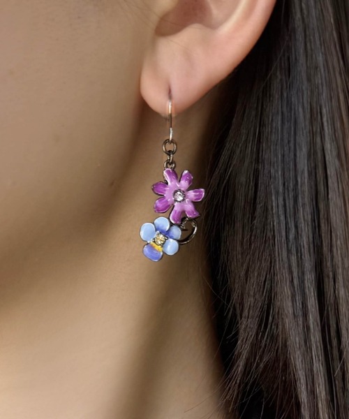 ANNA SUI（アナスイ） ピアス フラワーモチーフ ピアス レディース