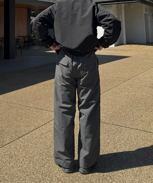 「CALLNE」 イージーパンツ M チャコールグレー メンズ_画像5