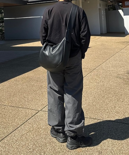 「CALLNE」 イージーパンツ M チャコールグレー メンズ_画像6