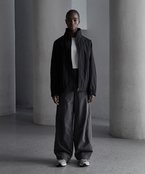 「CALLNE」 イージーパンツ M チャコールグレー メンズ_画像7