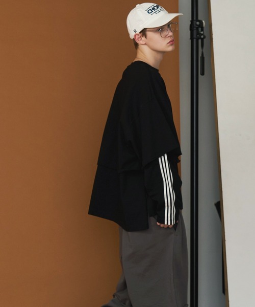 SeeSew tシャツ 「UNISEX」LAYERD LINE LONG TEE/レイヤードライン 