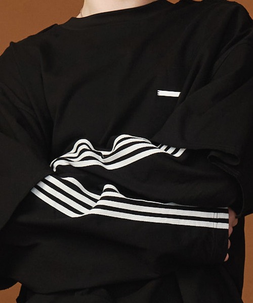 SeeSew tシャツ 「UNISEX」LAYERD LINE LONG TEE/レイヤードライン 