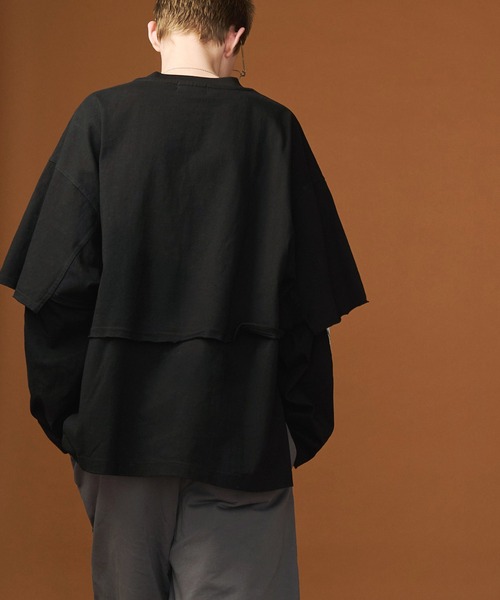 SeeSew tシャツ 「UNISEX」LAYERD LINE LONG TEE/レイヤードライン