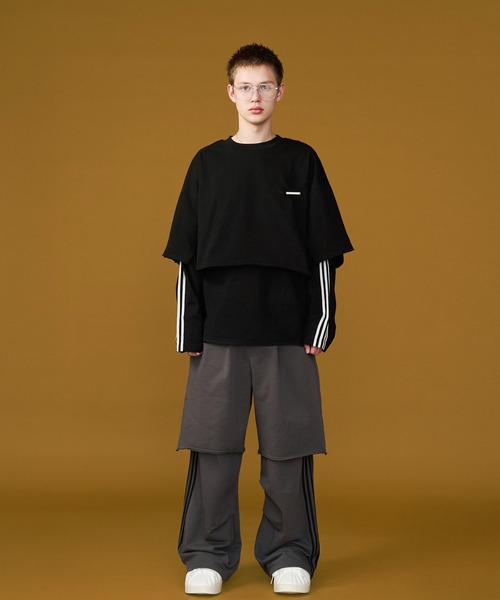 SeeSew tシャツ 「UNISEX」LAYERD LINE LONG TEE/レイヤードライン 